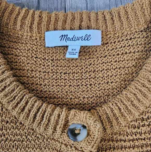Madewell Button Front Cardigan - Picture 3 of 3